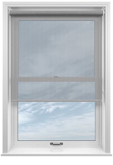 Alicante, Grey - Sunscreen Twist&Fit Roller Blind